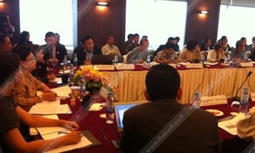 บรรยากาศผู้เข้าร่วมประชุมเชิงปฏิบัติการเพื่อระดมความคิดเห็น (โฟกัสกรุ๊ป) ผู้บริโภคกับทีวีดิจิตอล ครั้งที่ 1