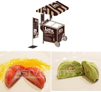 โมเดลร้านและไอศกรีมสอดไส้ ร้านแฟรนไชส์ LOVE LOAD