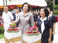 อุปนายกสมาคมและคณะกรรมการสมาคมภริยาทหารเรือ ร่วมเปิดอาคารอาชาบำบัดเฉลิมพระเกียรติ 80 พรรษา มหาราชินี