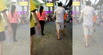 ทางเดินเท้าชำรุด เป็นหลุม เป็นบ่อ