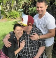 Jody and brother Brendan McDonald have struggled for two years to get their father, Steven McDonald, disability support accommodation. Ava Benny-Morrison