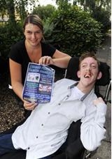 Ben White and his carer Amanda White.