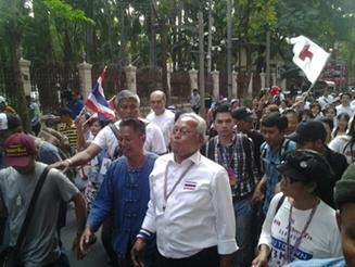 นายสุเทพ เทือกสุบรรณ แกนนำกลุ่ม กปปส