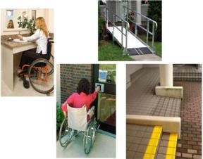 รวมภาพการออกแบบสถาปัตยกรรมเพื่อผู้สูงวัยและคนพิการ อาทิ ทางลาด ห้องน้ำ ทางต่างระดับ