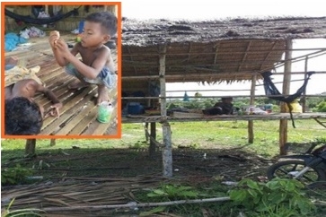 เด็กกัมพูชาวัย 6 ขวบ ดูแลพี่ชายพิการเพียงลำพัง