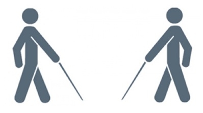 โลโก้คนพิการทางสายตา
