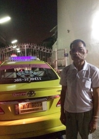 นายสุพิน ประกอบอาชีพขับแท็กซี่