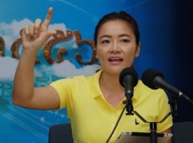 นางมัลลิกา บุญมีตระกูล มหาสุข รองโฆษกพรรคประชาธิปัตย์