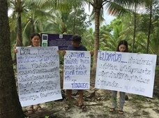 นายวิชิต พิมพิชัย หรือหลวงเปียก อายุ 54 ปี ถูกแกล้งตรวจยึดสวนมะพร้าวที่ตกทอดมากว่า 50 ปี