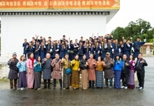 กลุ่มนักเรียนคนพิการทางการได้ยินในภูฏาน