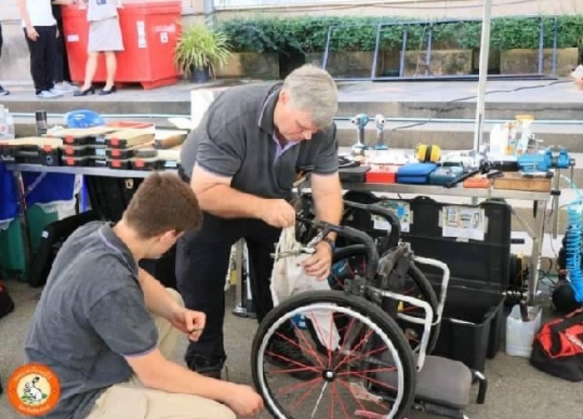 พิธีมอบอุปกรณ์เครื่องช่วยความพิการแก่ผู้พิการเทศบาลเมืองแม่โจ้