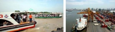 เรือโดยสารข้ามฟาก และท่าเรือขนส่งสินค้า