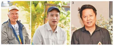 1.ศ.วิริยะ นามศิริพงศ์พันธุ์ 2.ดร.อธิป อัศวานันท์ 3.พิษณุพงศ์ ทรงคำ