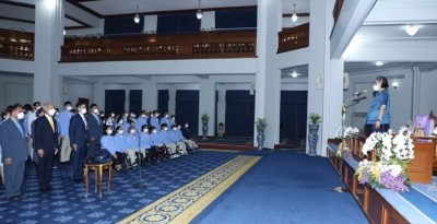 กรมสมเด็จพระเทพฯ พระราชทานพรแก่คณะนักกีฬาคนพิการทีมชาติไทย