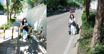 ร้อง'ทางเท้า'กทม.สัญจรไม่ได้ ต้องเสี่ยงชีวิตลงเดินถนน!!