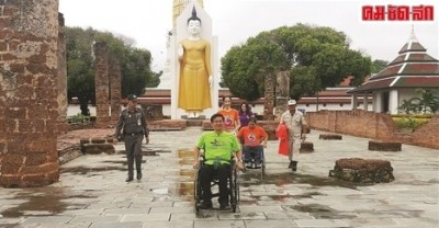 นายกฤษนะ ละไล พาสำรวจอารยสถาปัตย์ที่ จ.พิษณุโลก ได้ไปกราบนมัสการหลวงพ่อพระพุทธชินราช ที่วัดพระศรีรัตนมหาธาตุวรมหาวิหาร