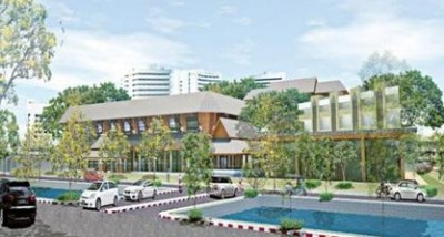 โมเดลอาคารศูนย์เวชศาสตร์ผู้สูงอายุ