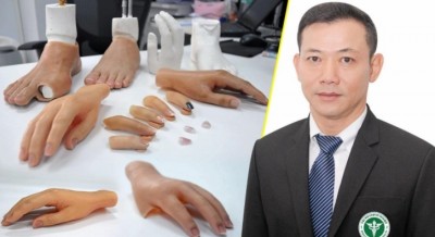 แขน ขา มือ นิ้ว ซิลิโคน นวัตกรรมกายอุปกรณ์ เพื่อผู้พิการ