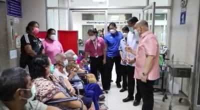 คปภ.สิงห์บุรี ทำ CSR ฉัดวัคซีนผู้พิการ