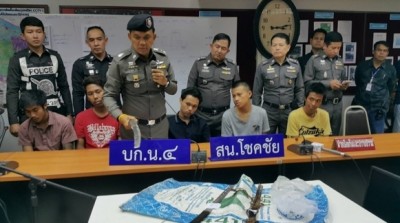 พล.ต.ท.ศานิตย์ แถลงจับ 6 โจ๋เหี้ยมรุมฆ่าคนพิการ