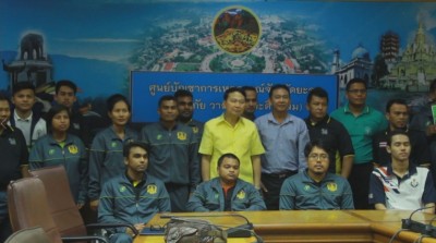 ผู้ว่าฯ ยะลา ให้โอวาทคณะนักกีฬาคนพิการแห่งชาติ ครั้งที่ 36 "น้ำกกเกมส์" ก่อนเดินทางไปร่วมแข่งขัน ณ จังหวัดเชียงราย