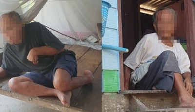 รัดทด!!แม่พิการวัย 90 ต้องดูแลลูกพิการวัย 62 ปี