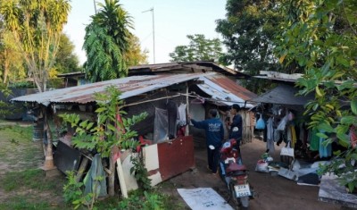 ครอบครัวของพลทหารนรินทร์ ภูมิใจ ถึงแม้ลูกชายจะพิการขาขาด พบครอบครัวยากจน สมัครรับใช้ชาติ