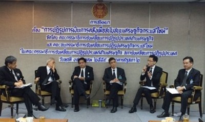 งานสัมมนา  การขับเคลื่อนปฏิรูประบบการเงินเพื่อเศรษฐกิจกระแสใหม่