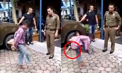 อภินิหารตำรวจไทย! เสกเด็กให้ "ขางอก" หลังจับได้แกล้งพิการมาขอทาน หลอกคนสายบุญ