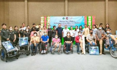ผู้พิการจังหวัดแพร่ ขอบคุณผู้ใจบุญ ช่วยเหลือ สร้างคุณภาพชีวิตผู้พิการฯ