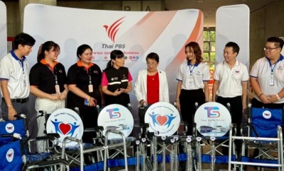 มูลนิธิหัวใจบริสุทธิ์ จับมือ กลุ่มไทยสมายล์ เสริมพลังใจมอบรถเข็นวีลแชร์และอุปกรณ์ให้ผู้พิการและผู้ยากไร้