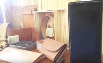 แบบอย่างคนสู้ชีวิต-หนุ่มพิการแขนขาใช้ปากสนด้ายรังสรรค์เครื่องหนัง งานระดับไฮเอนด์