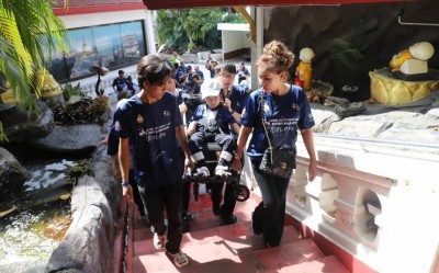 ศาลเยาวชนและครอบครัวจังหวัดสมทรปราการ จัดกิจกรรรม "ปีนเพื่อเปลี่ยนชีวิต" (Climb to Change a Life)