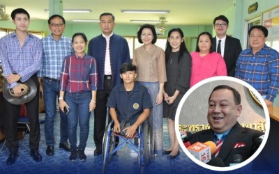 'ปตท.-โตโยต้า'อ้าแขนรับ'น้องต๊อด' นศ.พิการเข้าฝึกงาน