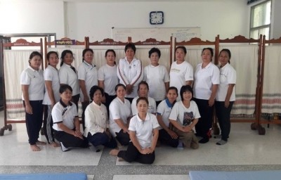 พัฒนาฝีมือพะเยาฝึกหมอนวดพิการนวดบรรเทาอาการปวดเมื่อย เพื่อทดสอบมาตรฐานฯ ระดับ 2