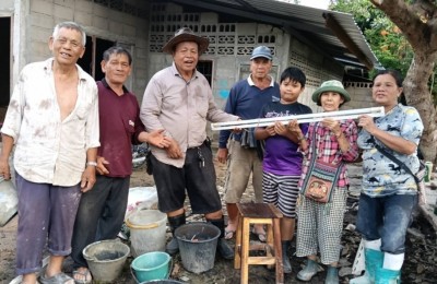 ผู้สูงอายุบ้านดู่ ลุยฝึกช่าง ปรับปรุงบ้านเพื่อผู้พิการ-ผู้เปราะบาง