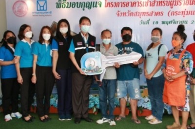 “การเคหะแห่งชาติ” ส่งมอบ “อาคารเช่าสำหรับผู้มีรายได้น้อย” จ.สมุทรสาคร กระทุ่มแบน 3