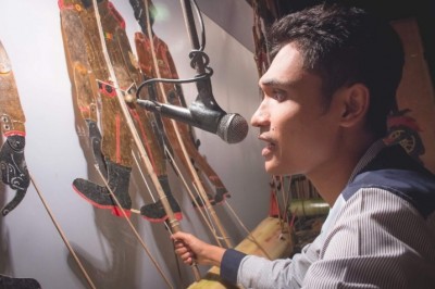 ชื่นชม “น้องเดียว” ผู้พิการสายตา โชว์ลีลาเชิดหนังตะลุง