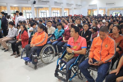 พมจ.พะเยา ร่วมกับ อบจ.พะเยา สภาคนพิการทุกประเภทจังหวัดพะเยา