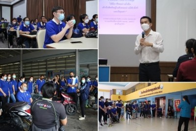 ศูนย์ฟื้นฟูสมรรถภาพฯ ระยอง เยี่ยมชมงานมูลนิธิพระมหาไถ่ฯ