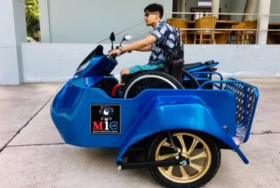 ศูนย์นวัตกรรมมหาไถ่ ชูนวัตกรรม ‘สกูตเตอร์ไฟฟ้าผู้พิการ’ เอื้อการเดินทางได้สะดวก