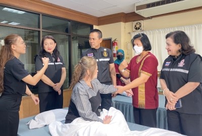 “ประธานสภาสังคมสงเคราะห์ฯ” เยี่ยมชมการฝึกอาชีพนวดแผนไทย สร้างรายได้อย่างยั่งยืนให้คนพิการ