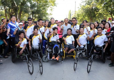 ทัพนักกีฬาคนพิการทีมชาติไทย" รวมพลังใจ..ร่วม