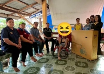 อบต.แม่สา รับมอบรถเข็นผู้พิการ เฉลิมพระเกียรติในหลวง สร้างโอกาส-พัฒนาชีวิตผู้พิการ