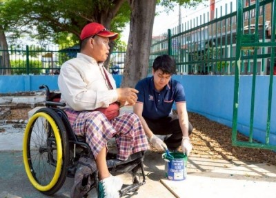 มูลนิธิหัวใจบริสุทธิ์ จับมือชมรมอาสาคนพิการ และ TSB ปรับปรุงภูมิทัศน์ศูนย์พัฒนาเด็กอ่อนก่อนวัยเรียน