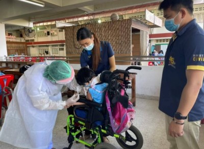 ต้นแบบคุมโควิดในโรงเรียนเด็กพิการ "ศรีสังวาลย์เชียงใหม่" โมเดลไข่ 4 สี