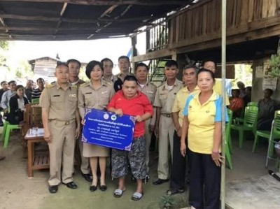 พัฒนาสังคมและความมั่นคงของมนุษย์จังหวัดพะเยา มอบบ้าน ตาม“โครงการปรับสภาพแวดล้อมที่อยู่อาศัยให้กับคนพิการ”