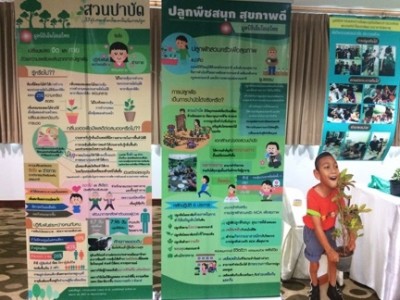 นิทรรศการ โครงการสวนบำบัดสำหรับเด็กพิการและเด็กด้อยโอกาส