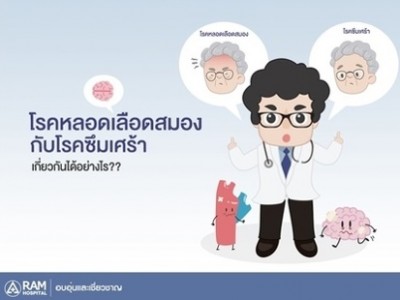 โรคหลอดเลือดสมองกับโรคซึมเศร้า เกี่ยวกันได้อย่างไร