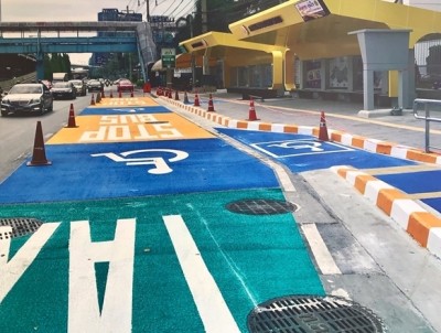 ทางหลวงเปิดใช้ป้ายรถเมล์อัจฉริยะหน้าปตท.แล้ว